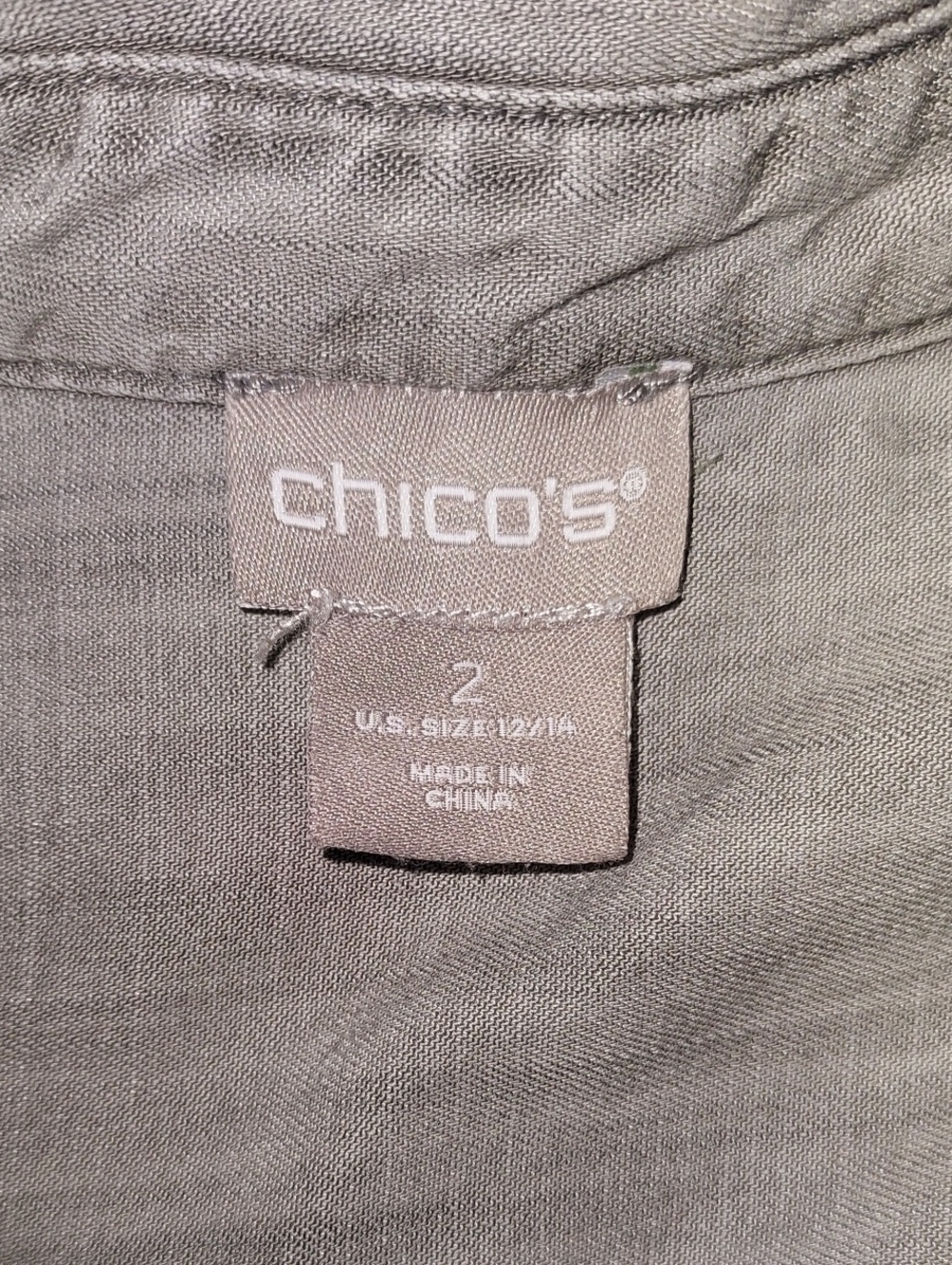 Chico's Denim Top - Picture 6 of 7